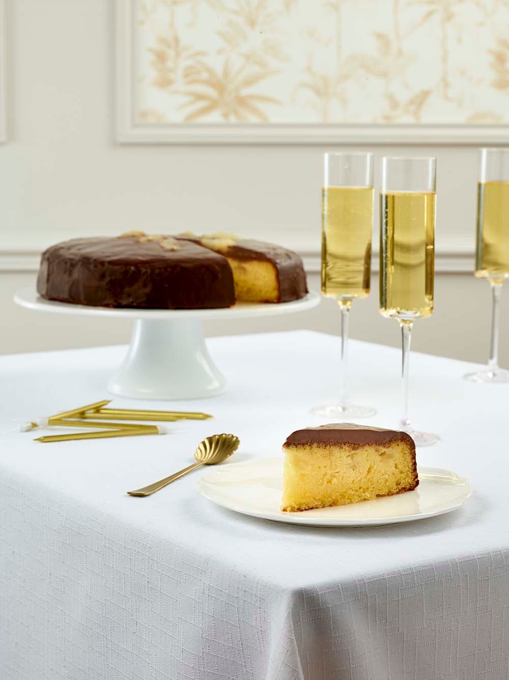 Gâteau aux poires et au chocolat